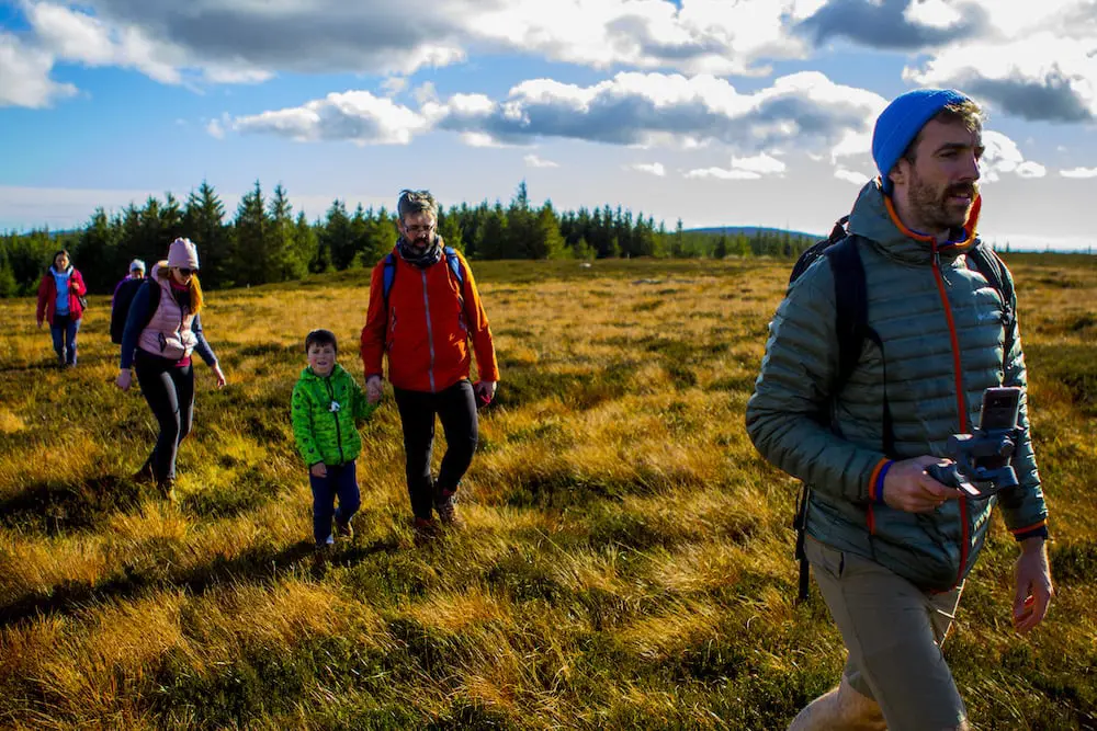 HiiKER Team out on a hike